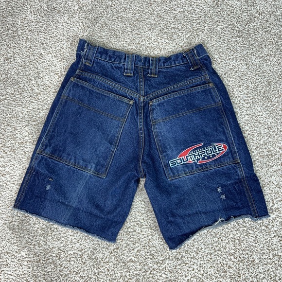 Southpole Other - Vintage Southpole Shorts Mens 30 Blue Denim Jorts Embroidered Baggy Y2K Hip Hop
